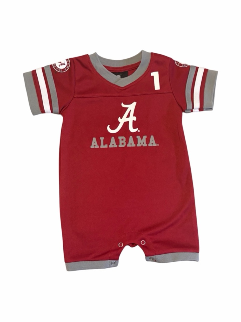 Alabama Crimson Tide Infant Romper- 3/6 Months 🔴⚪️🏈🐘